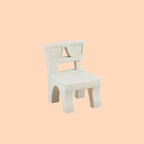 Lumendat Contemporary Nordic Plastic Square Low Stool For Kids Bedroom & Living Room Lumendat