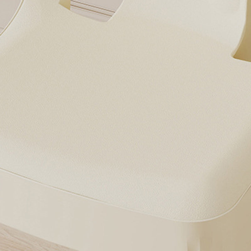Lumendat Contemporary Creative Shell-Shaped PP Plastic Stackable Kids Dining Chair Backrest Armless For Dining Room & Kitchen Lumendat