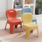 Lumendat Modern Minimalist Arc Shape PP Plastic Stackable Kids Low Stool Backrest Armless For Living Room Lumendat