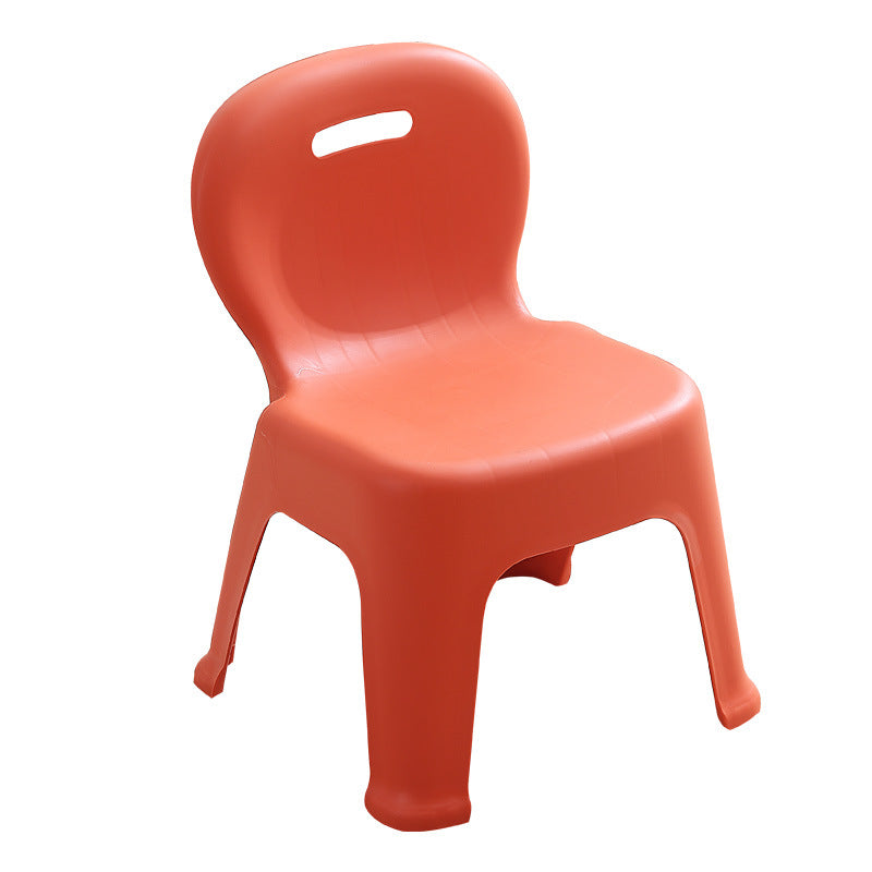 Lumendat Modern Minimalist Arc Shape PP Plastic Stackable Kids Low Stool Backrest Armless For Living Room Lumendat
