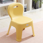 Lumendat Modern Minimalist Arc Shape PP Plastic Stackable Kids Low Stool Backrest Armless For Living Room Lumendat