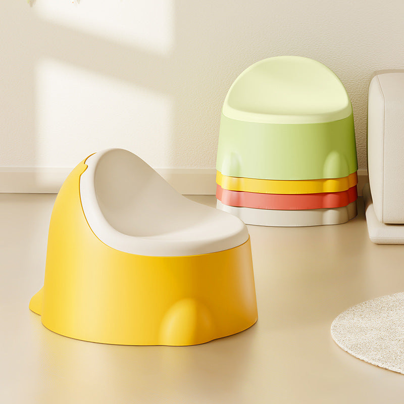 Lumendat Contemporary Creative Dinosaur Shaped PP Plastic Kids Low Stool Backrest Armless For Hallway & Entryway Lumendat