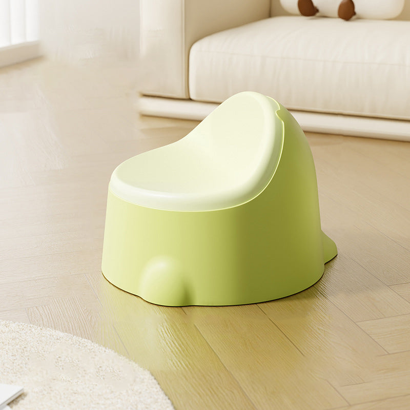 Lumendat Contemporary Creative Dinosaur Shaped PP Plastic Kids Low Stool Backrest Armless For Hallway & Entryway Lumendat