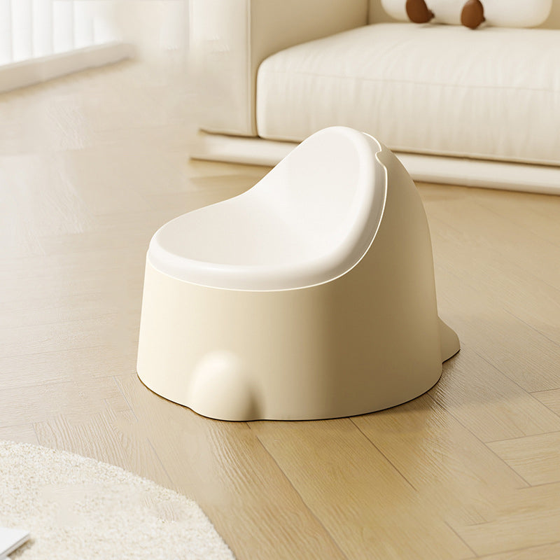 Lumendat Contemporary Creative Dinosaur Shaped PP Plastic Kids Low Stool Backrest Armless For Hallway & Entryway Lumendat
