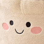 Lumendat Contemporary Creative Cartoon Mushroom Short Plush EPP Kids Low Stool Backless Armless For Living Room Lumendat