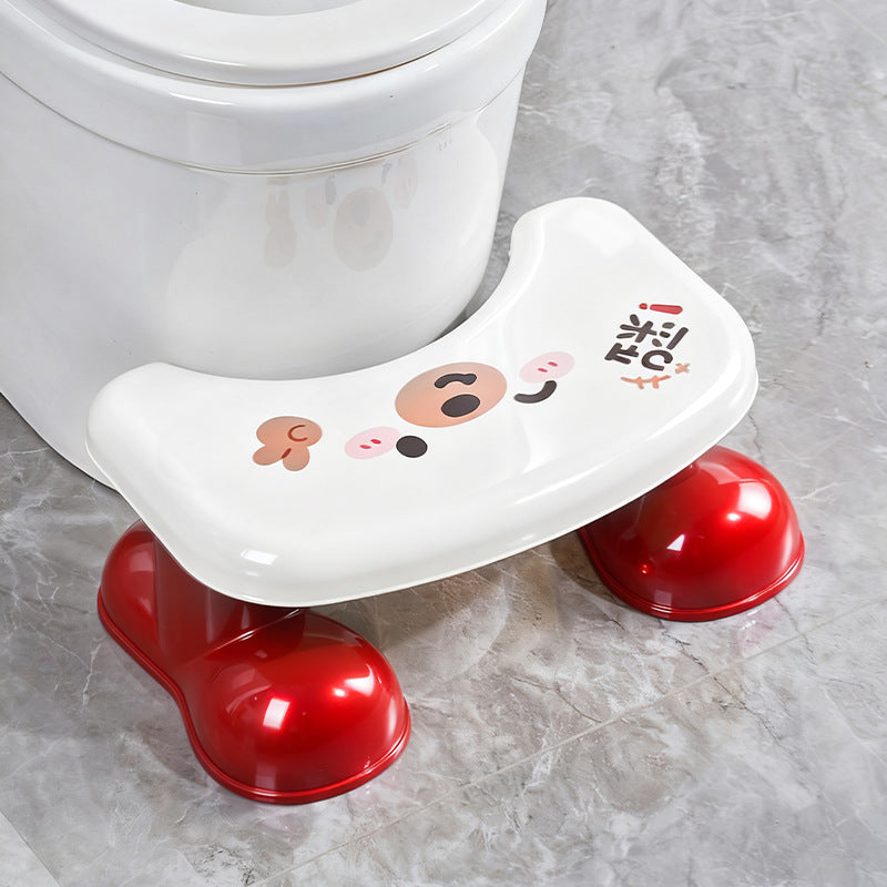 Lumendat Contemporary Creative PP Plastic Geometric Non-Slip Waterproof Kids Footstool Backless Armless For Bathroom Lumendat