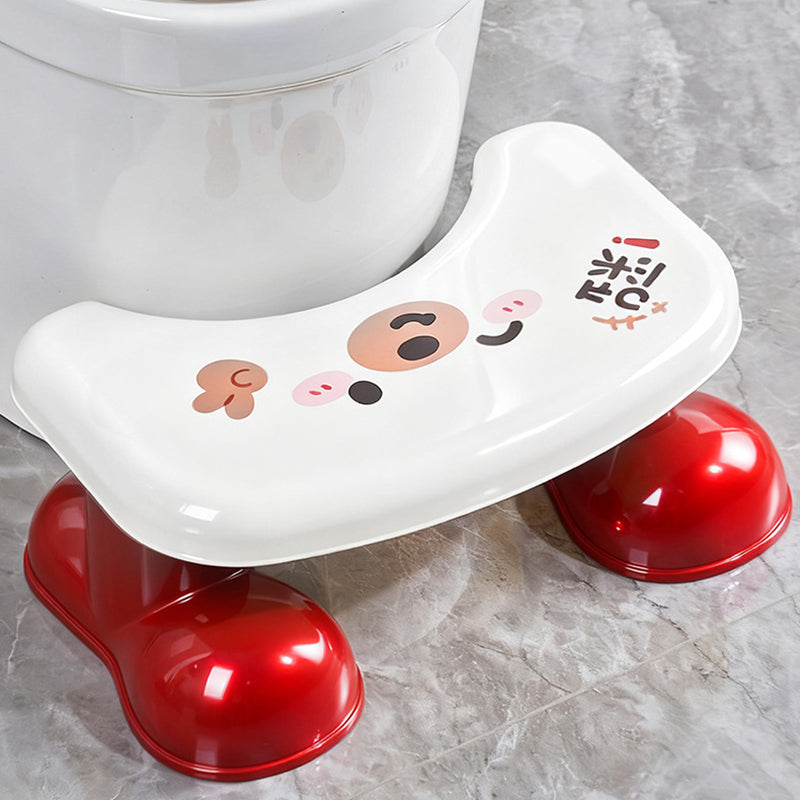 Lumendat Contemporary Creative PP Plastic Geometric Non-Slip Waterproof Kids Footstool Backless Armless For Bathroom Lumendat