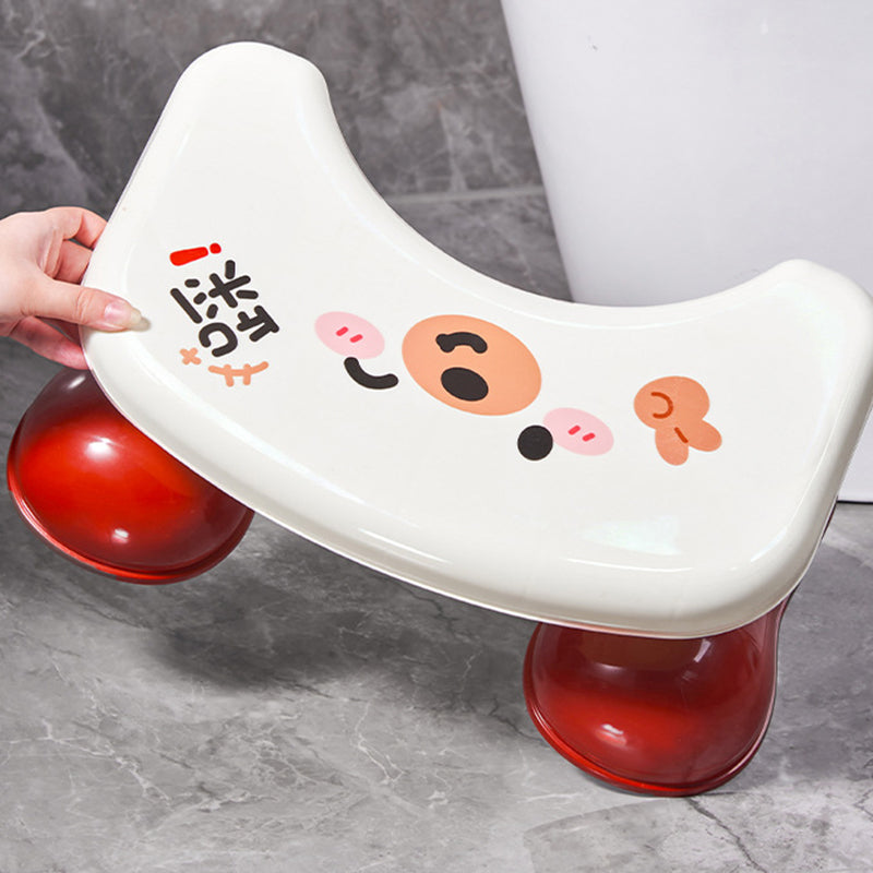 Lumendat Contemporary Creative PP Plastic Geometric Non-Slip Waterproof Kids Footstool Backless Armless For Bathroom Lumendat