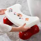 Lumendat Contemporary Creative PP Plastic Geometric Non-Slip Waterproof Kids Footstool Backless Armless For Bathroom Lumendat