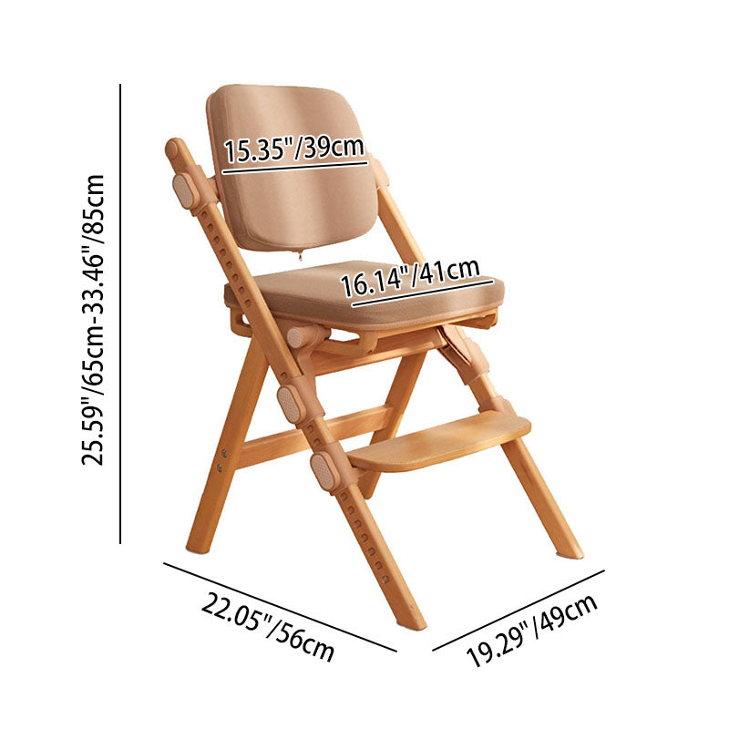 Lumendat Modern Minimalist Triangular Cat Scratching Leather Beech & Solid Wood Plywood Adjustable Kids Desk Chair Backrest Armrest For Study Lumendat