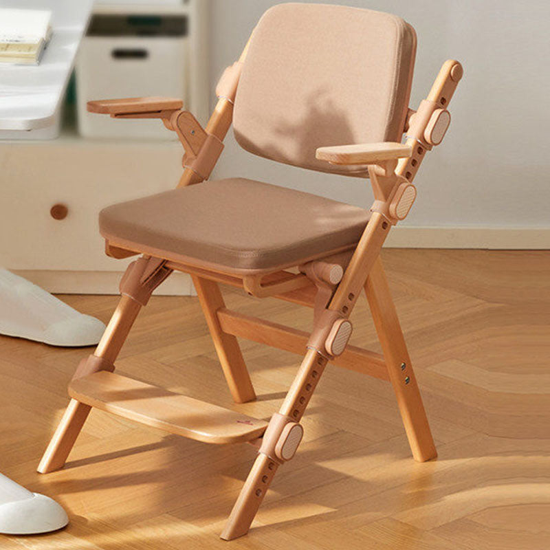 Lumendat Modern Minimalist Triangular Cat Scratching Leather Beech & Solid Wood Plywood Adjustable Kids Desk Chair Backrest Armrest For Study Lumendat