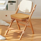 Lumendat Modern Minimalist Triangular Cat Scratching Leather Beech & Solid Wood Plywood Adjustable Kids Desk Chair Backrest Armrest For Study Lumendat