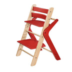 Lumendat Contemporary Creative Geometric Beech Wood Solid Wood Plywood Adjustable Kids Dining Chair Backrest Armless For Dining Room Lumendat