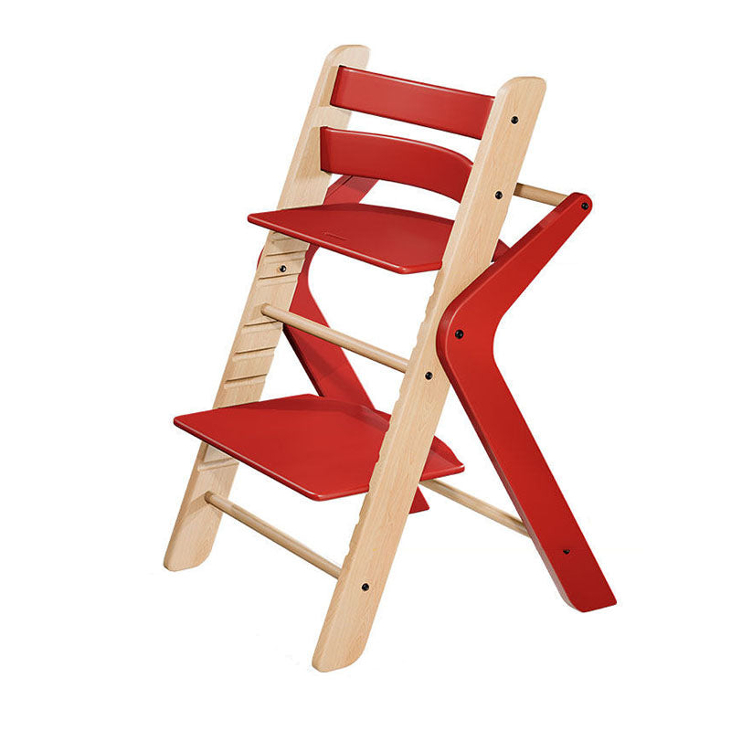 Lumendat Contemporary Creative Geometric Beech Wood Solid Wood Plywood Adjustable Kids Dining Chair Backrest Armless For Dining Room Lumendat