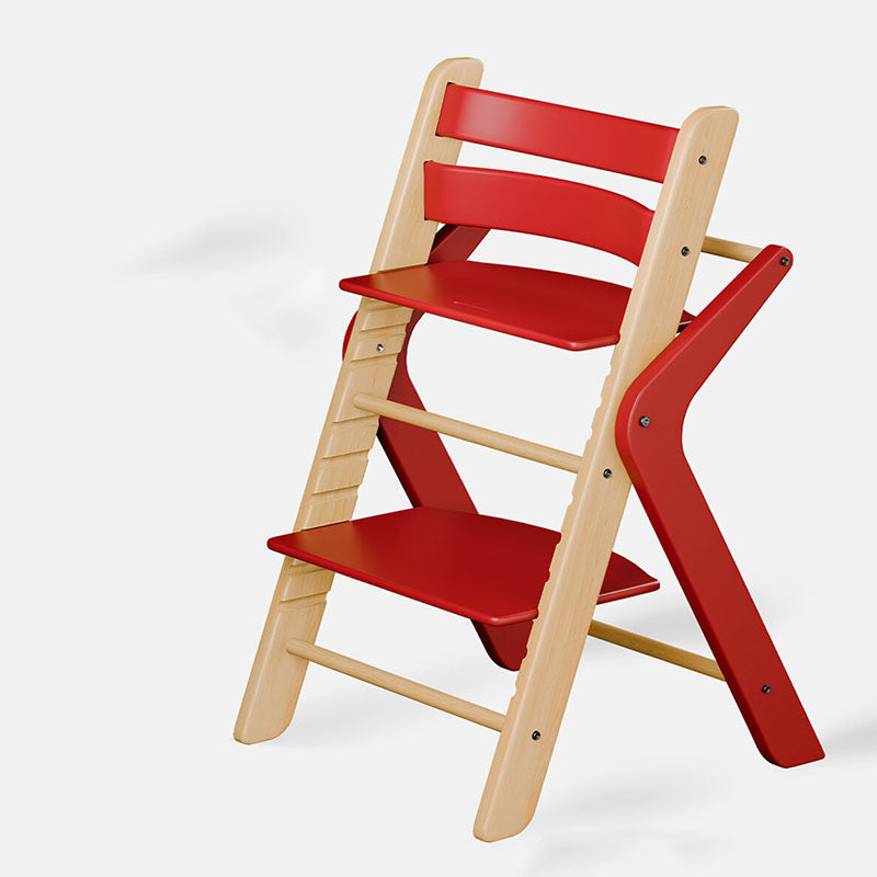 Lumendat Contemporary Creative Geometric Beech Wood Solid Wood Plywood Adjustable Kids Dining Chair Backrest Armless For Dining Room Lumendat