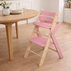 Lumendat Contemporary Creative Geometric Beech Wood Solid Wood Plywood Adjustable Kids Dining Chair Backrest Armless For Dining Room Lumendat