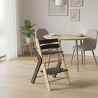 Lumendat Contemporary Creative Geometric Beech Wood Solid Wood Plywood Adjustable Kids Dining Chair Backrest Armless For Dining Room Lumendat