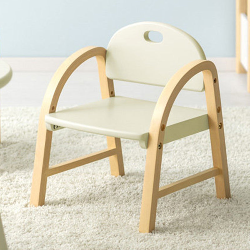 Lumendat Contemporary Scandinavian Solid Wood Arc Liftable Kids Chair Backrest Armrest For Living Room Lumendat