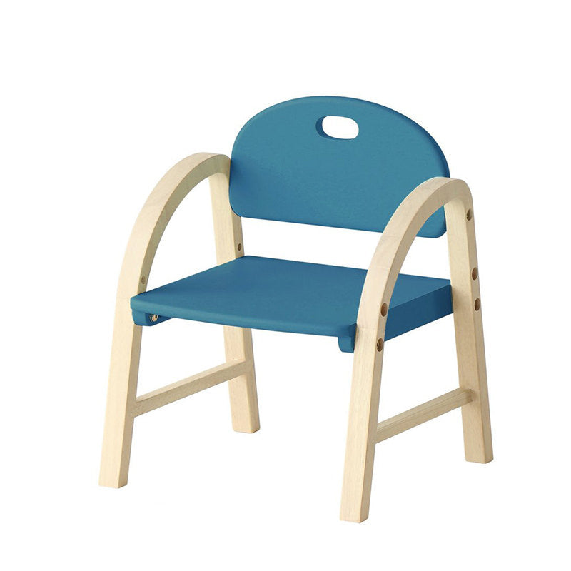 Lumendat Contemporary Scandinavian Solid Wood Arc Liftable Kids Chair Backrest Armrest For Living Room Lumendat