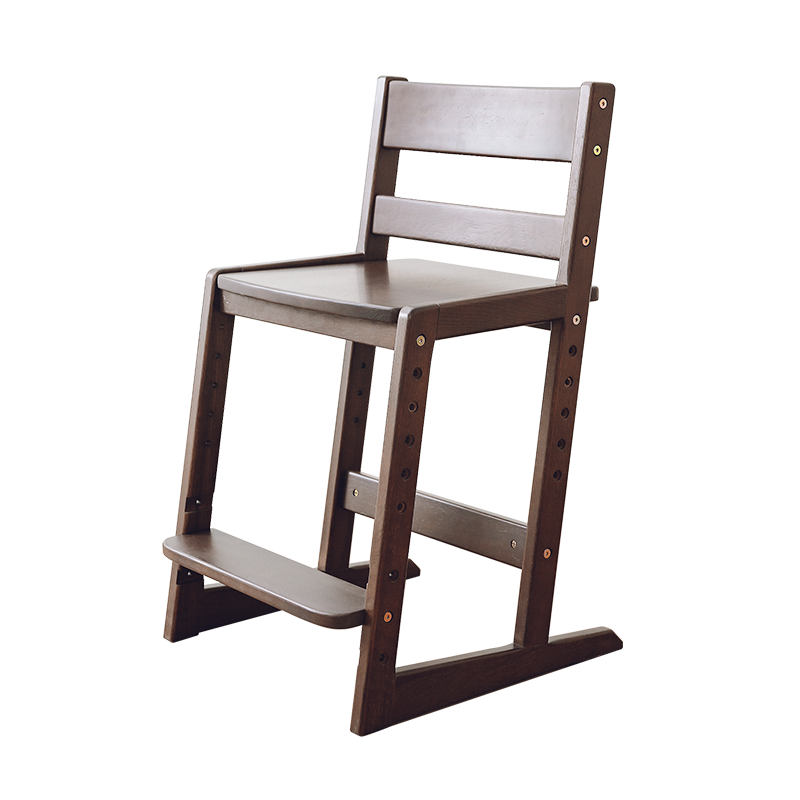 Lumendat Traditional Chinese Beech Oak Wood Rectangular Adjustable Kids Desk Chair Backrest Armless For Living Room Lumendat
