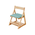 Lumendat Modern Minimalist Triangular Beech Wood PU Leather Sponge Adjustable Kids Desk Chair Backrest Armless For Living Room & Study Lumendat