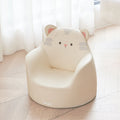Lumendat Modern Art Deco Cartoon Animal PU Leather Polyurethane Foam Kids Low Stool Backrest Armrest For Bedroom Lumendat