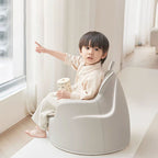 Lumendat Modern Art Deco Cartoon Animal PU Leather Polyurethane Foam Kids Low Stool Backrest Armrest For Bedroom Lumendat