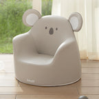 Lumendat Modern Art Deco Cartoon Animal PU Leather Polyurethane Foam Kids Low Stool Backrest Armrest For Bedroom Lumendat