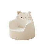 Lumendat Modern Art Deco Cartoon Animal PU Leather Polyurethane Foam Kids Low Stool Backrest Armrest For Bedroom Lumendat