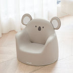 Lumendat Modern Art Deco Cartoon Animal PU Leather Polyurethane Foam Kids Low Stool Backrest Armrest For Bedroom Lumendat