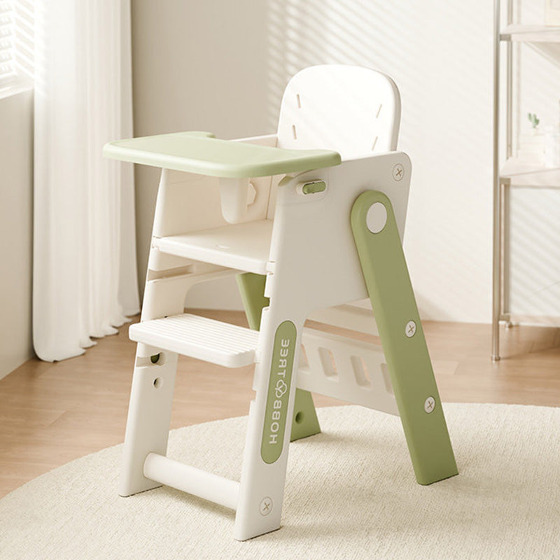 Lumendat Contemporary Nordic Eco-Friendly HDPE PP Plastic Trapezoidal Kids Foldable Adjustable Dining Chair Backrest Armrest For Dining Room Lumendat