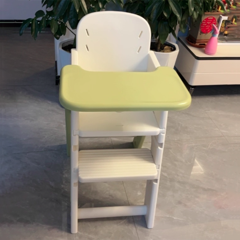 Lumendat Contemporary Nordic Eco-Friendly HDPE PP Plastic Trapezoidal Kids Foldable Adjustable Dining Chair Backrest Armrest For Dining Room Lumendat