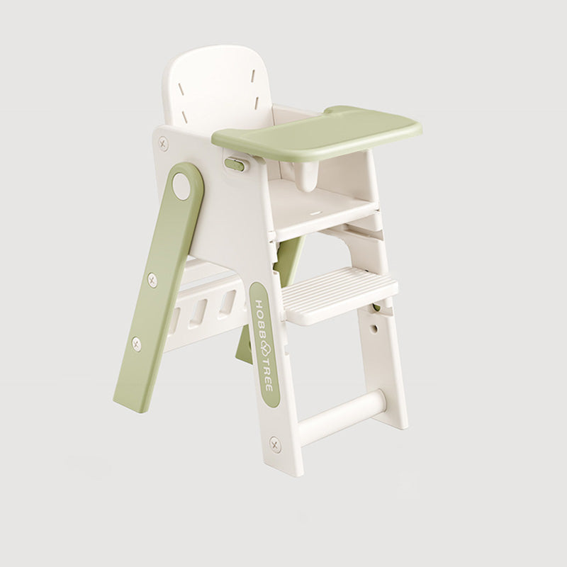Lumendat Contemporary Nordic Eco-Friendly HDPE PP Plastic Trapezoidal Kids Foldable Adjustable Dining Chair Backrest Armrest For Dining Room Lumendat