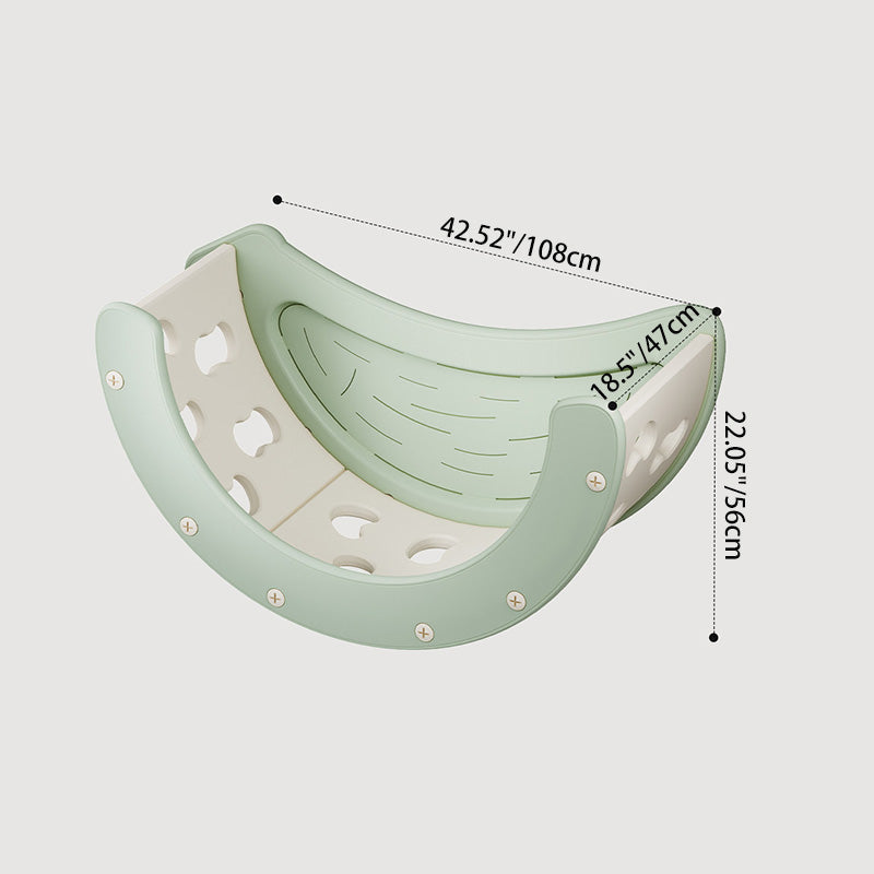 Lumendat Modern Minimalist Eco-Friendly HDPE PP Cotton Banana-Shaped Kids Multifunctional Rocking Chair Backrest For Living Room Lumendat