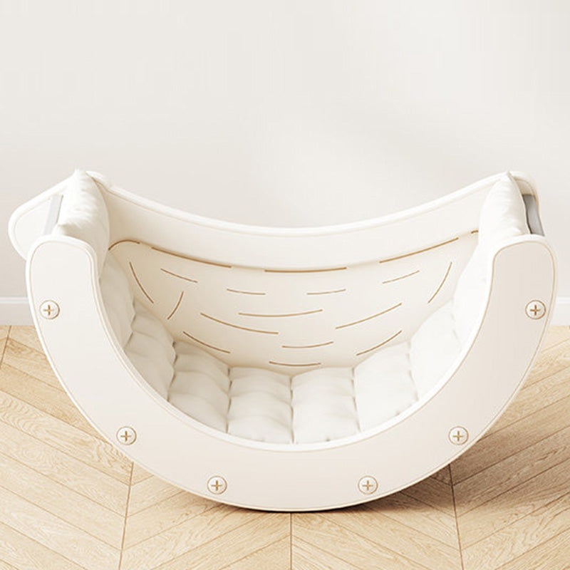 Lumendat Modern Minimalist Eco-Friendly HDPE PP Cotton Banana-Shaped Kids Multifunctional Rocking Chair Backrest For Living Room Lumendat