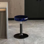 Modern Luxury Acrylic Carbon Steel Round Bar Stool For Dining Room DFM-F