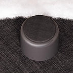 Lumendat Modern Minimalist Lambswool Solid Wood Curved Round Low Stool With Backrest For Living Room Lumendat