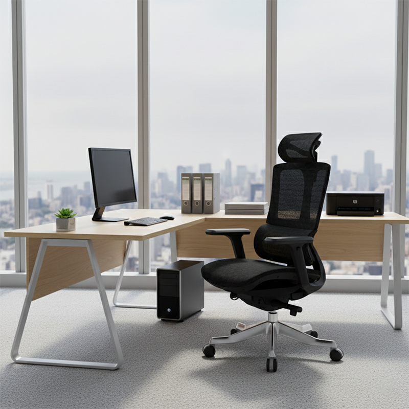 Modern Minimalist Ergonomic High Back Mesh Executive Desk Chair - Multi-Function Tilt 3D Armrests Office Chair For Home Office Lumendat