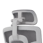 Modern Minimalist Durable High Back Desk Chair - Adjustable Headrest & Lumbar Support Office Chair For Home Office Lumendat