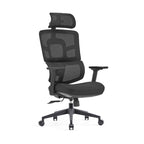 Modern Minimalist Durable High Back Desk Chair - Adjustable Headrest & Lumbar Support Office Chair For Home Office Lumendat