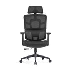 Modern Minimalist Durable High Back Desk Chair - Adjustable Headrest & Lumbar Support Office Chair For Home Office Lumendat