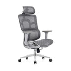 Modern Ergonomic High Back Mesh Grey Executive Office Chair - Adjustable 3D Armrests Lumbar Support Swivel Desk Chair For Home Office Lumendat