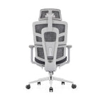 Modern Ergonomic High Back Mesh Grey Executive Office Chair - Adjustable 3D Armrests Lumbar Support Swivel Desk Chair For Home Office Lumendat