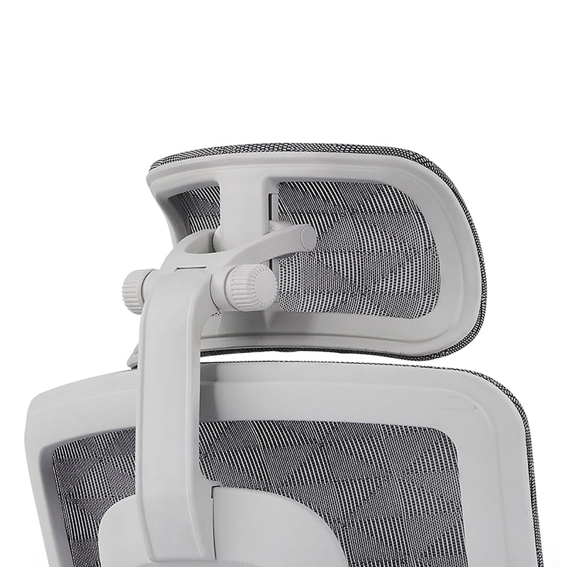 Modern Ergonomic High Back Mesh Grey Executive Office Chair - Adjustable 3D Armrests Lumbar Support Swivel Desk Chair For Home Office Lumendat