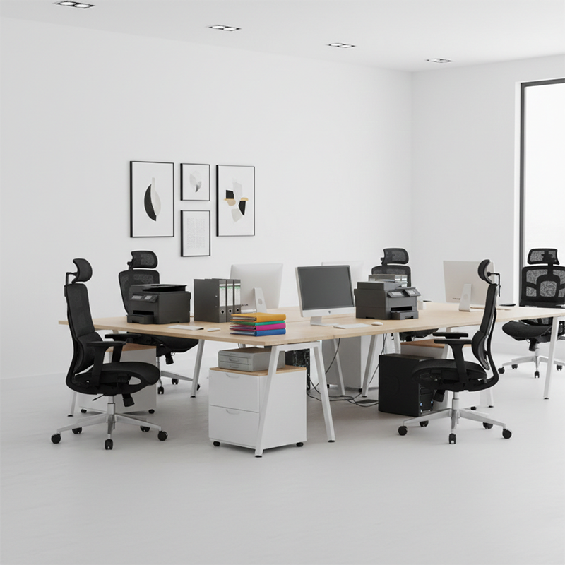 Modern Minimalist High Back Premium Ergonomic Office Chair - 3D Headrest Adjustable Lumbar Support Desk Chair For Home Office Lumendat