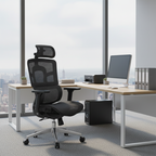 Modern Minimalist High Back Premium Ergonomic Office Chair - 3D Headrest Adjustable Lumbar Support Desk Chair For Home Office Lumendat