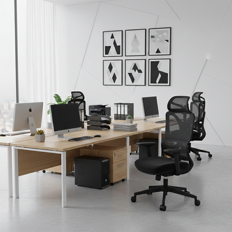 Modern Heavy Duty Ergonomic High Back Mesh Office Chair - SGS Certified Gas Lift 3D Armrests Desk Chair For Home Office Lumendat