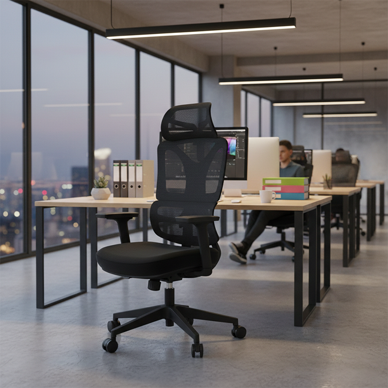 Modern Heavy Duty Ergonomic High Back Mesh Office Chair - SGS Certified Gas Lift 3D Armrests Desk Chair For Home Office Lumendat