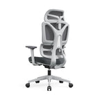 Modern Grey Ergonomic High Back Mesh Office Chair - Adjustable Headrest Lumbar Support Desk Chair For Home Office Lumendat