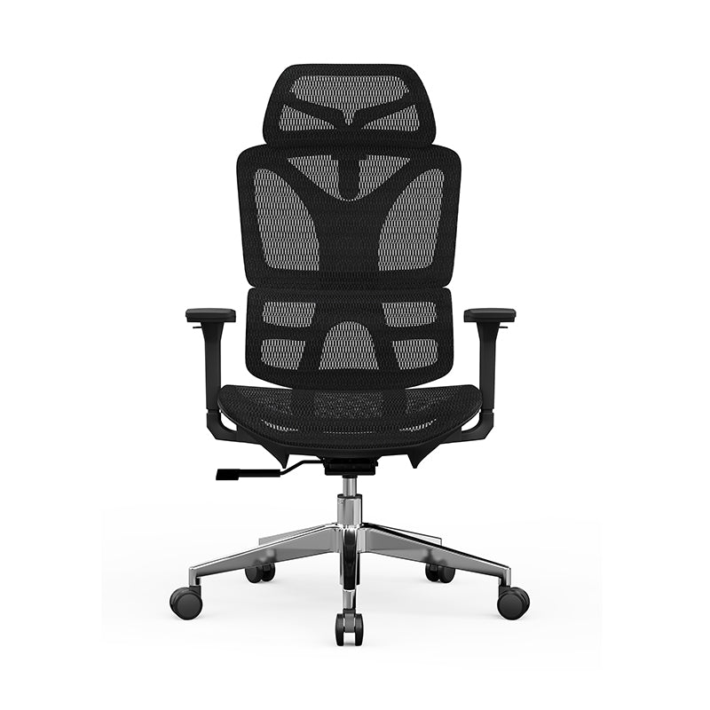 Modern Minimalist High Back Executive Breathable Mesh Ergonomic Office Chair - Adjustable Headrest Lumbar Support Desk Chair For Home Office Lumendat